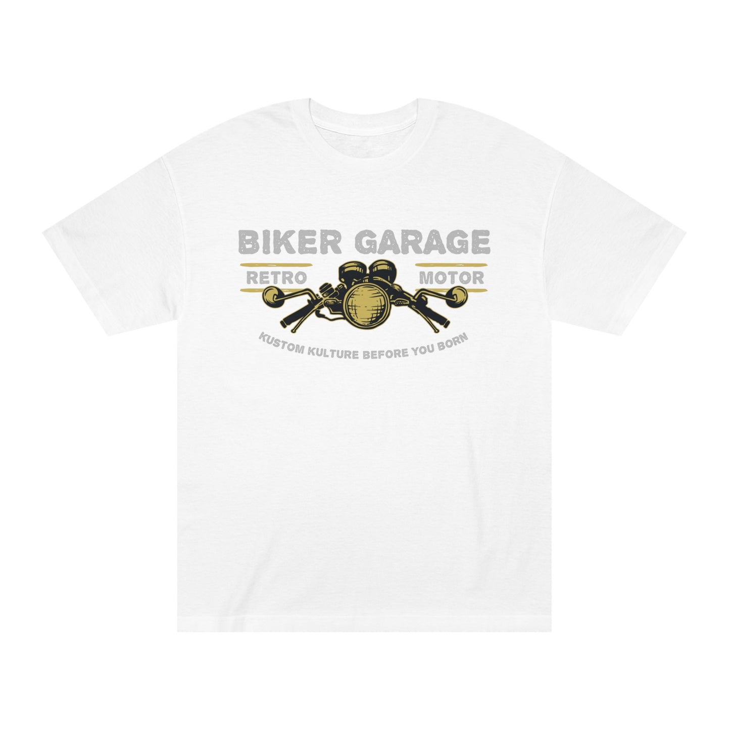 Biker garage retro motor Unisex Classic Tee