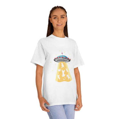 Cat ufo Unisex Classic Tee - Shop 4 Me