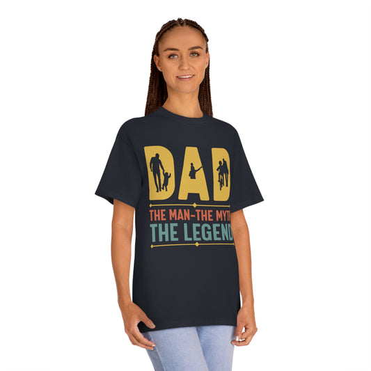 Dad the man the myth the legend Unisex Classic Tee - Shop 4 Me