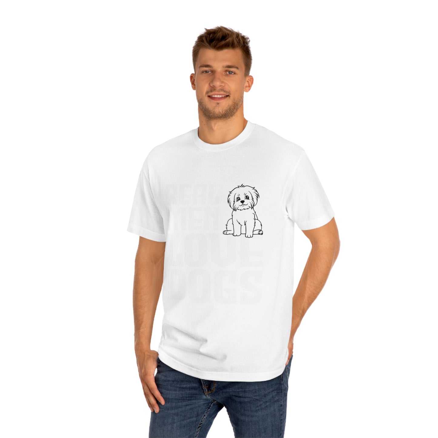 Real man love dogs Unisex Classic Tee