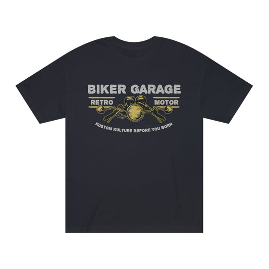 Biker garage retro motor Unisex Classic Tee