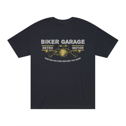 Biker garage retro motor Unisex Classic Tee