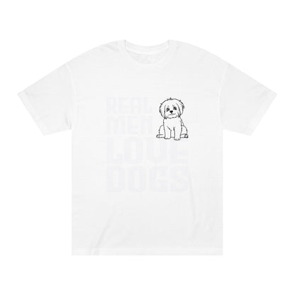 Real man love dogs Unisex Classic Tee