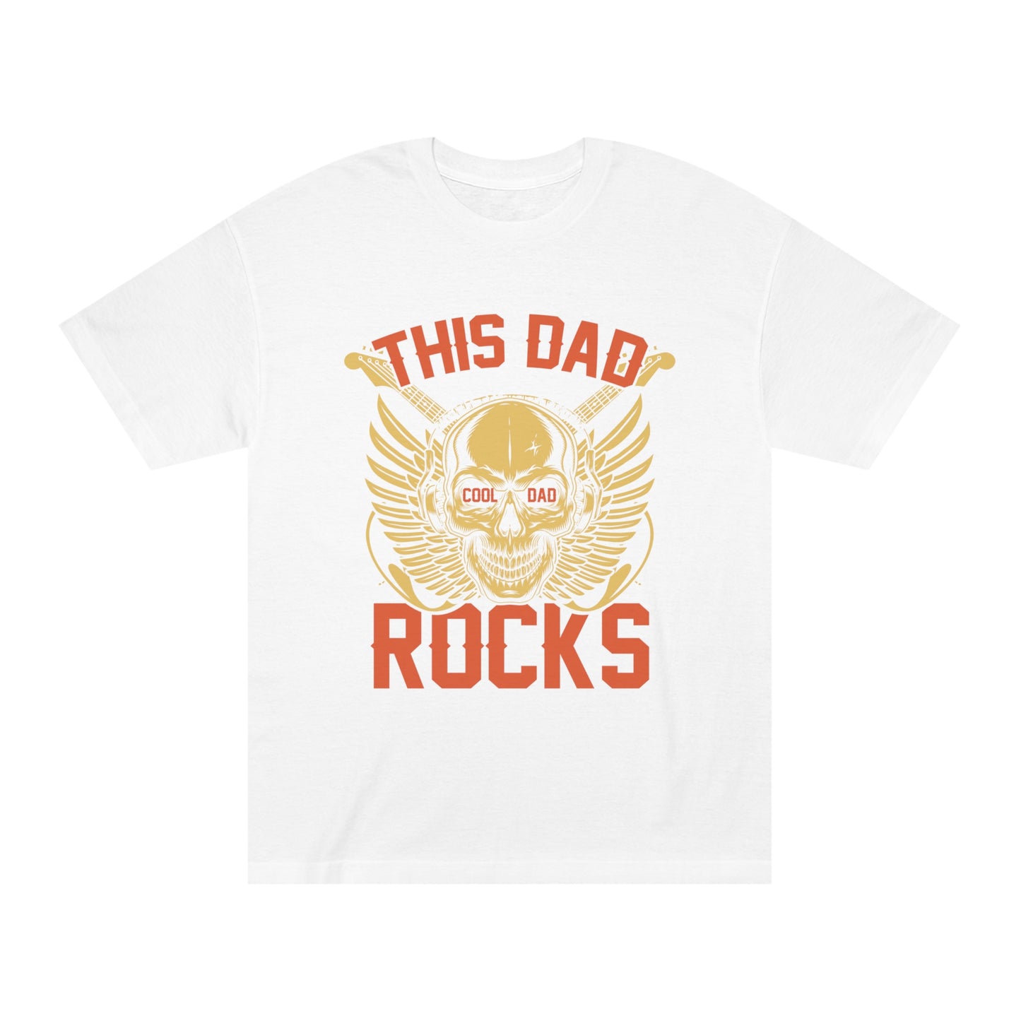 This dad cool dad rocks Unisex Classic Tee - Shop 4 Me