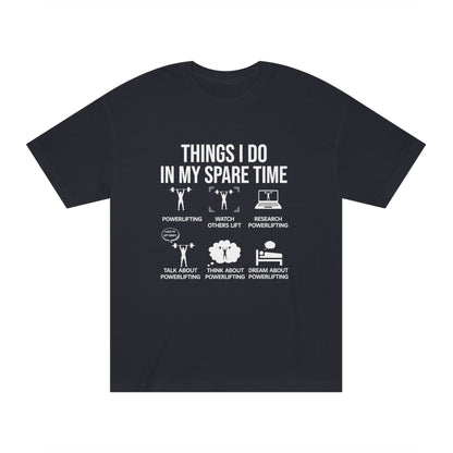 Things i do in my spare time Unisex Classic Tee