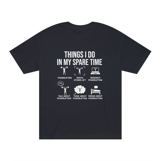 Things i do in my spare time Unisex Classic Tee