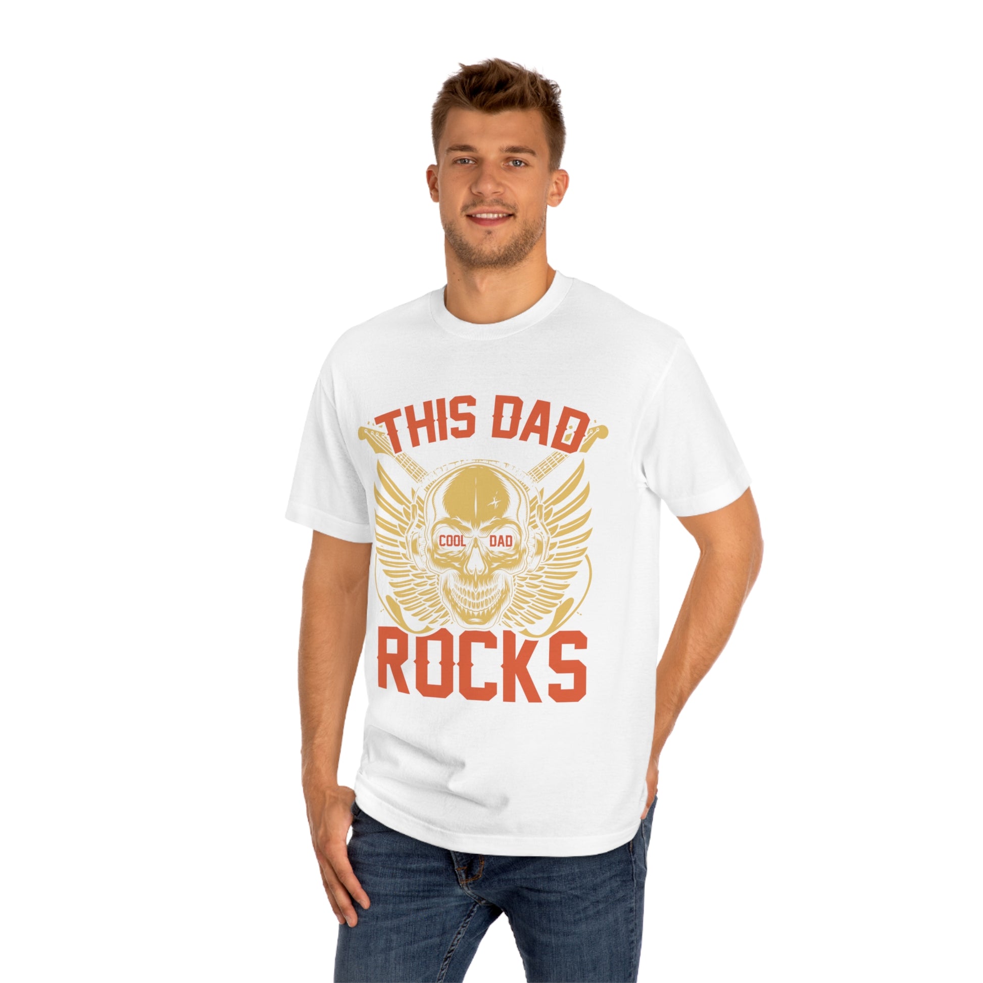 This dad cool dad rocks Unisex Classic Tee - Shop 4 Me