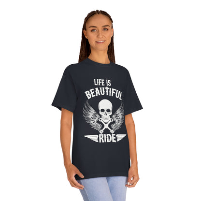 Life is beautiful ride Unisex Classic Tee