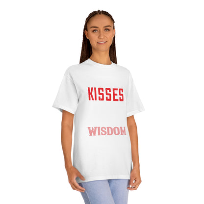 Kisses are a better fate than wisdom Unisex Classic Tee