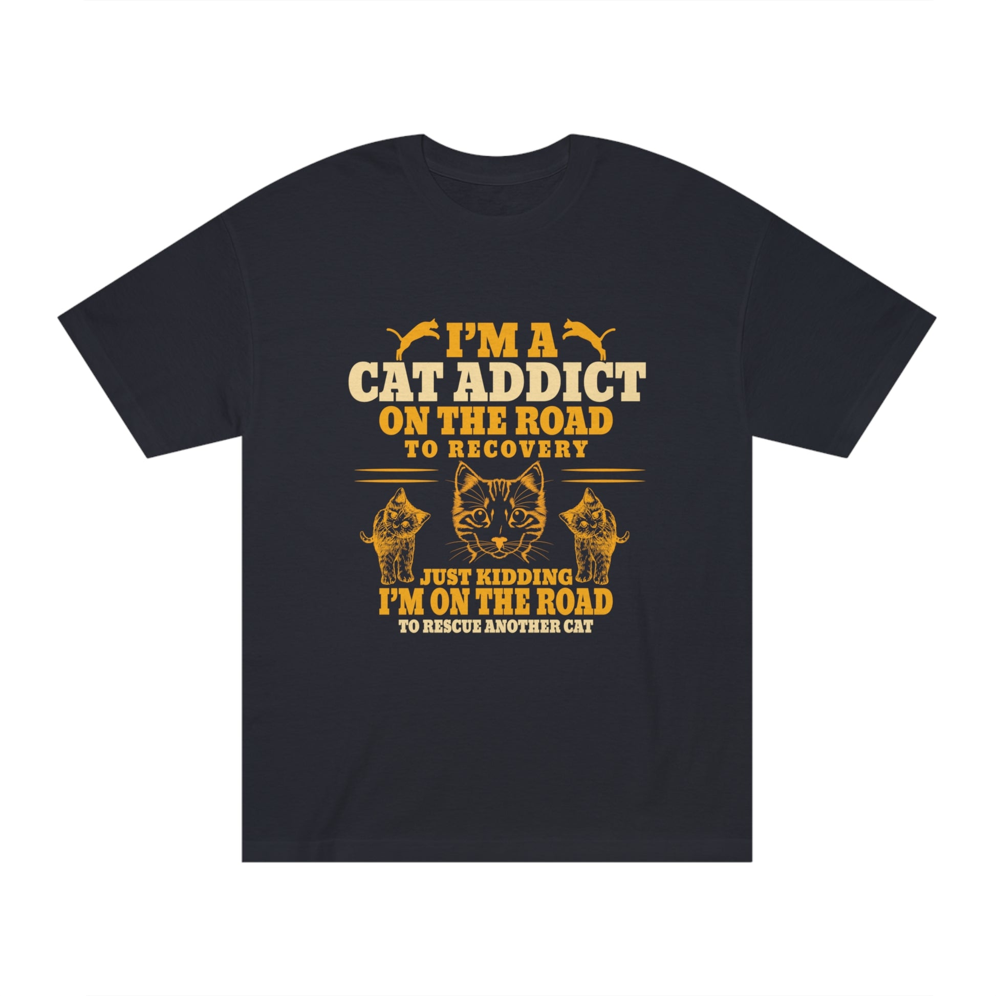 Cat addict Unisex Classic Tee - Shop 4 Me