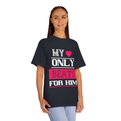 My heart only beats for him Unisex Classic Tee