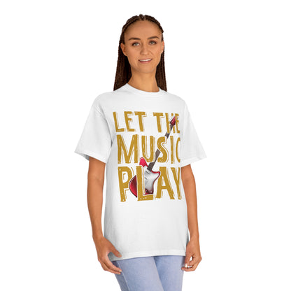 Let the music play Unisex Classic Tee - Shop 4 Me