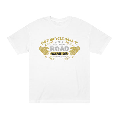 Motorcycle garage Unisex Classic Tee