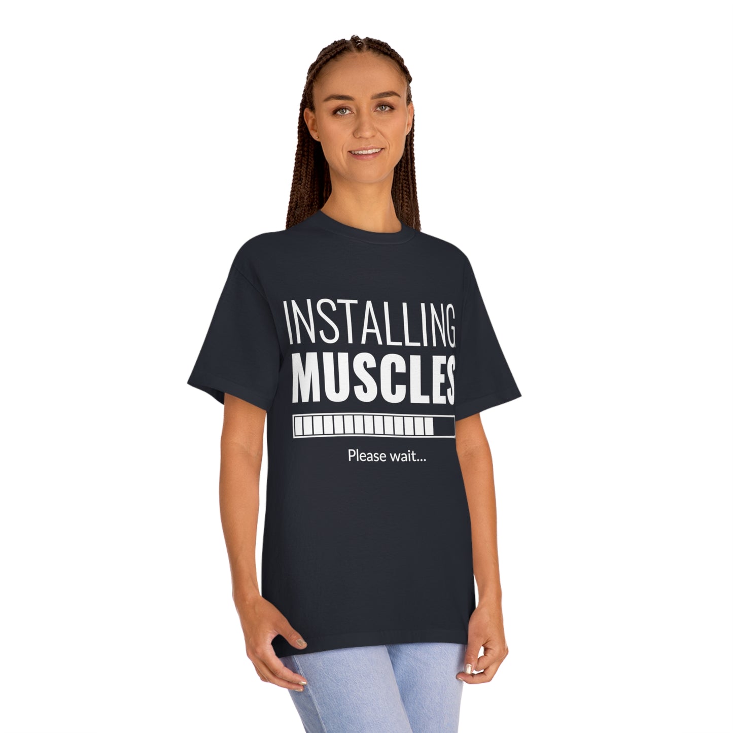 Installing muscles Unisex Classic Tee