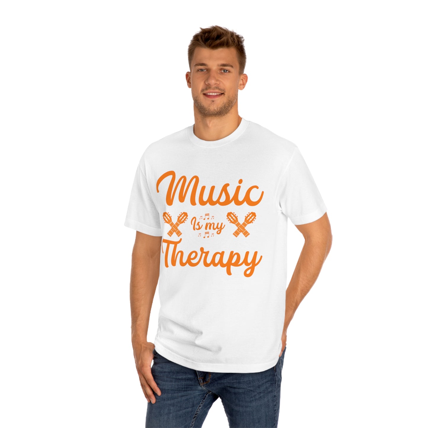 Music is my therapy Unisex Classic Tee