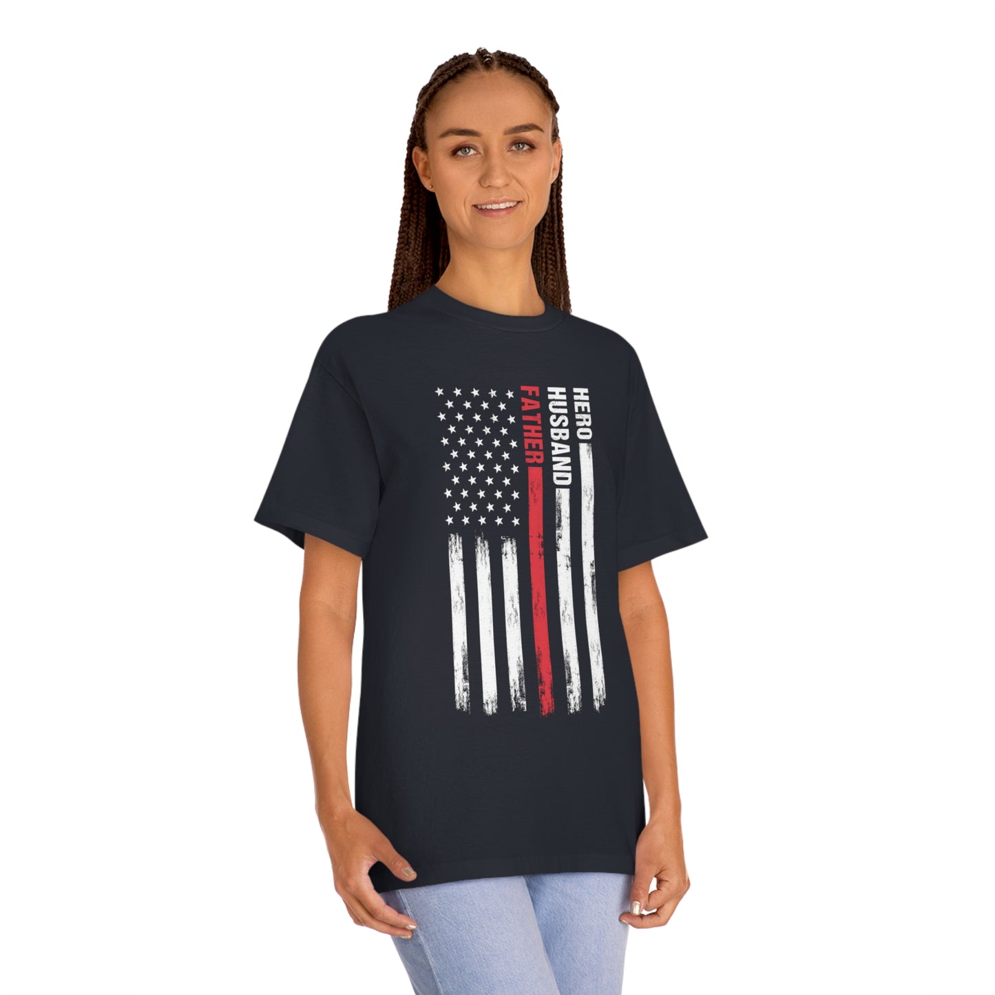 American flag proud dad Unisex Classic Tee