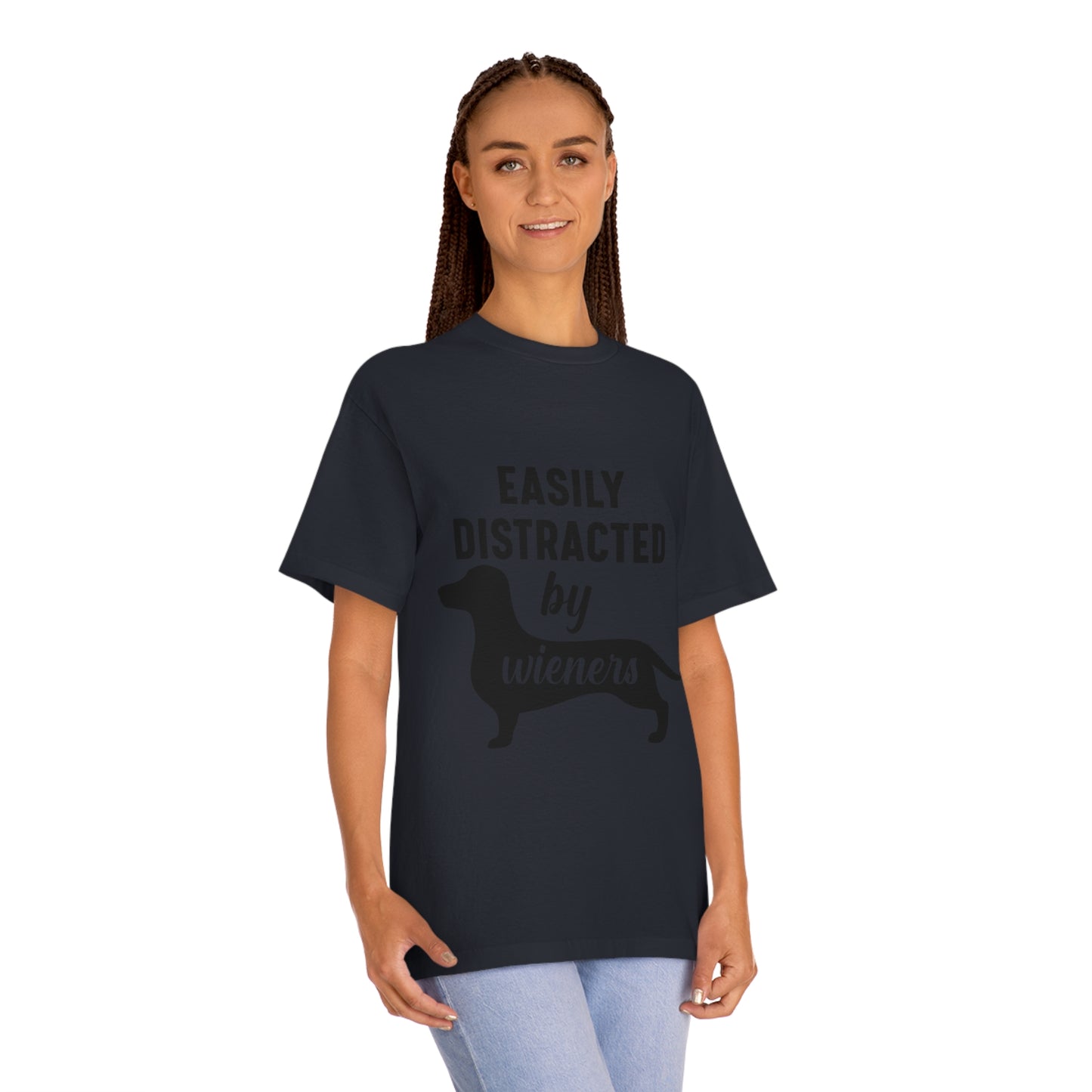 Easily distracted by wieners Unisex Classic Tee