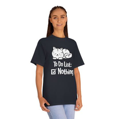 To do list nothing Unisex Classic Tee - Shop 4 Me