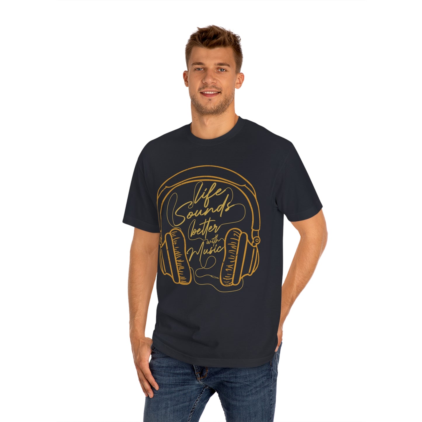 Life sound better with music Unisex Classic Tee