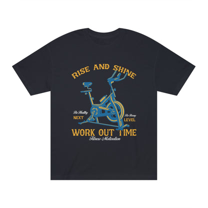 Rise and shine workout time Unisex Classic Tee