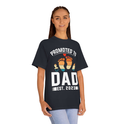 Promoted to dad Unisex Classic Tee - Shop 4 Me