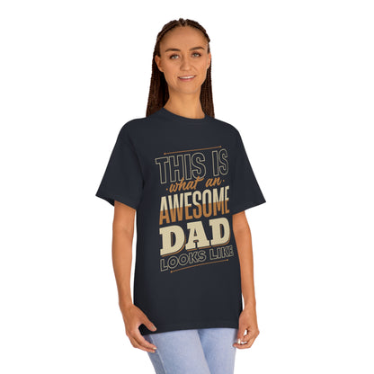 Awesome dad Unisex Classic Tee - Shop 4 Me