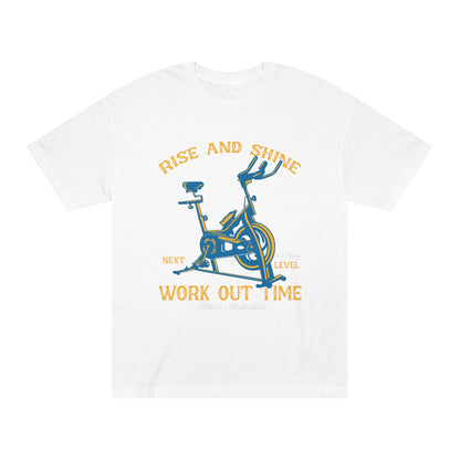 Rise and shine workout time Unisex Classic Tee