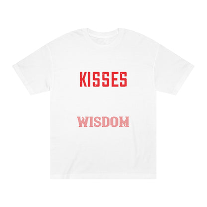 Kisses are a better fate than wisdom Unisex Classic Tee