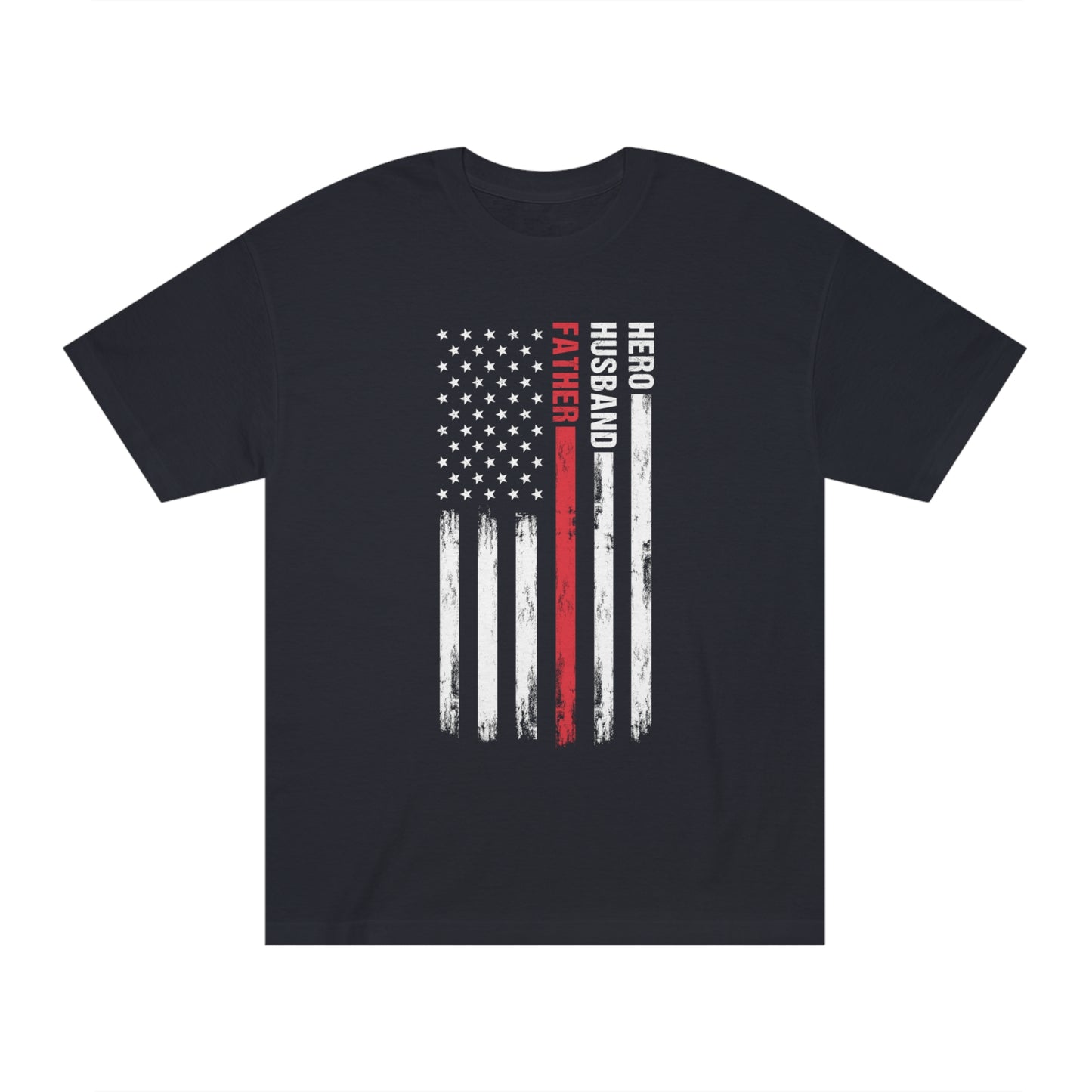 American flag proud dad Unisex Classic Tee