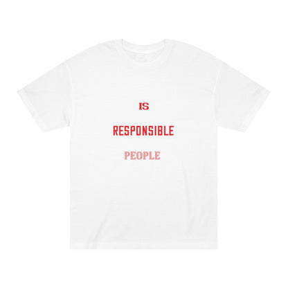 Gravitation is not responsible for falling in love Unisex Classic Tee