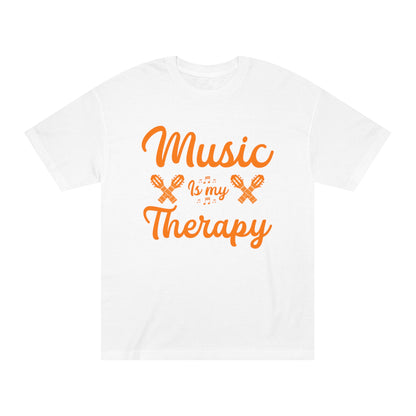 Music is my therapy Unisex Classic Tee - Shop 4 Me