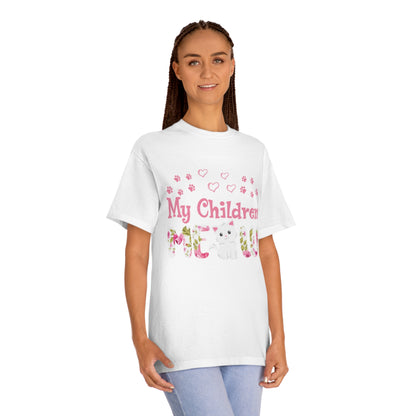 My children meow Unisex Classic Tee - Shop 4 Me