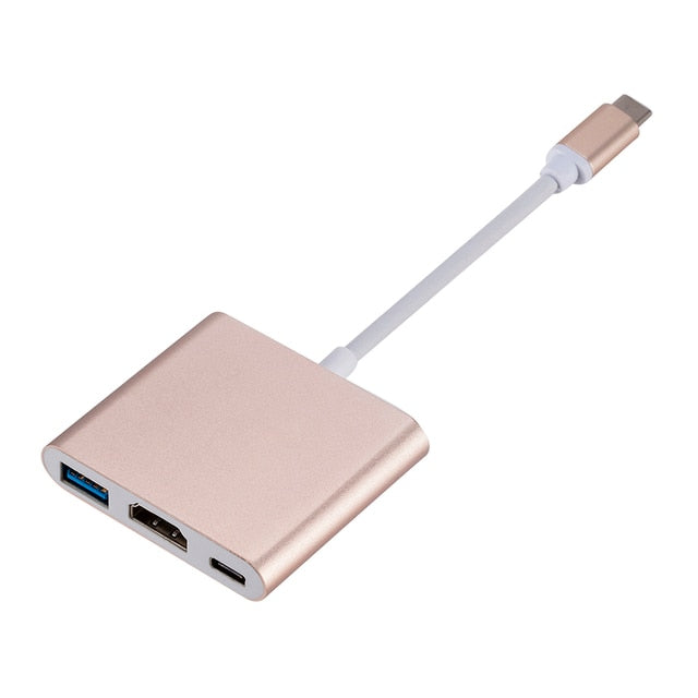 Type C To HDMI Charging Port. Connect your devices to a host computer or another hub