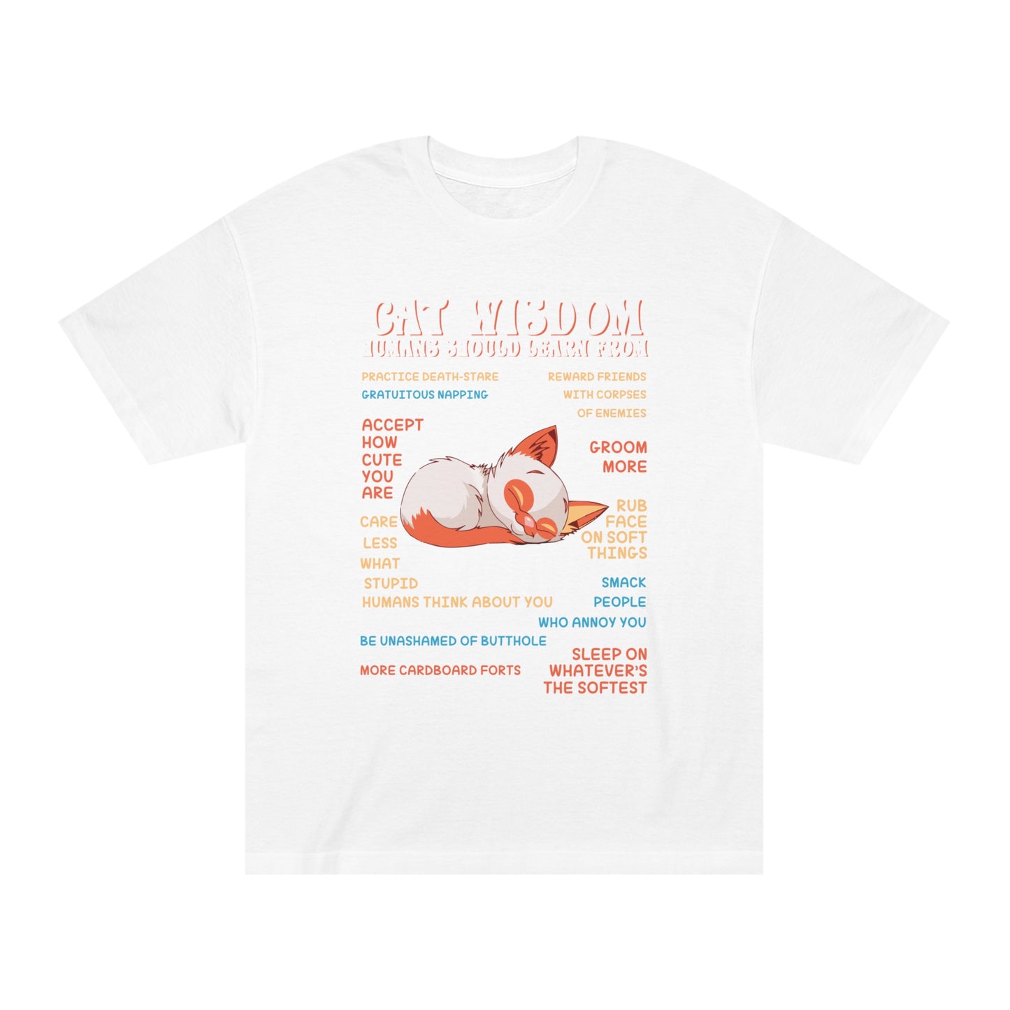 Cat wisdom Unisex Classic Tee