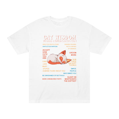 Cat wisdom Unisex Classic Tee - Shop 4 Me