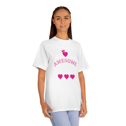 I love awesome wife Unisex Classic Tee