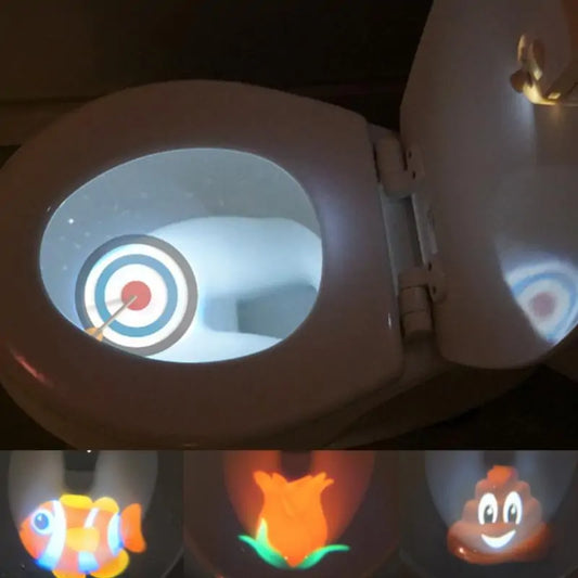 Motion Sensor Toilet Seat Lighting