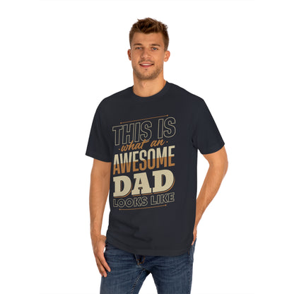 Awesome dad Unisex Classic Tee - Shop 4 Me