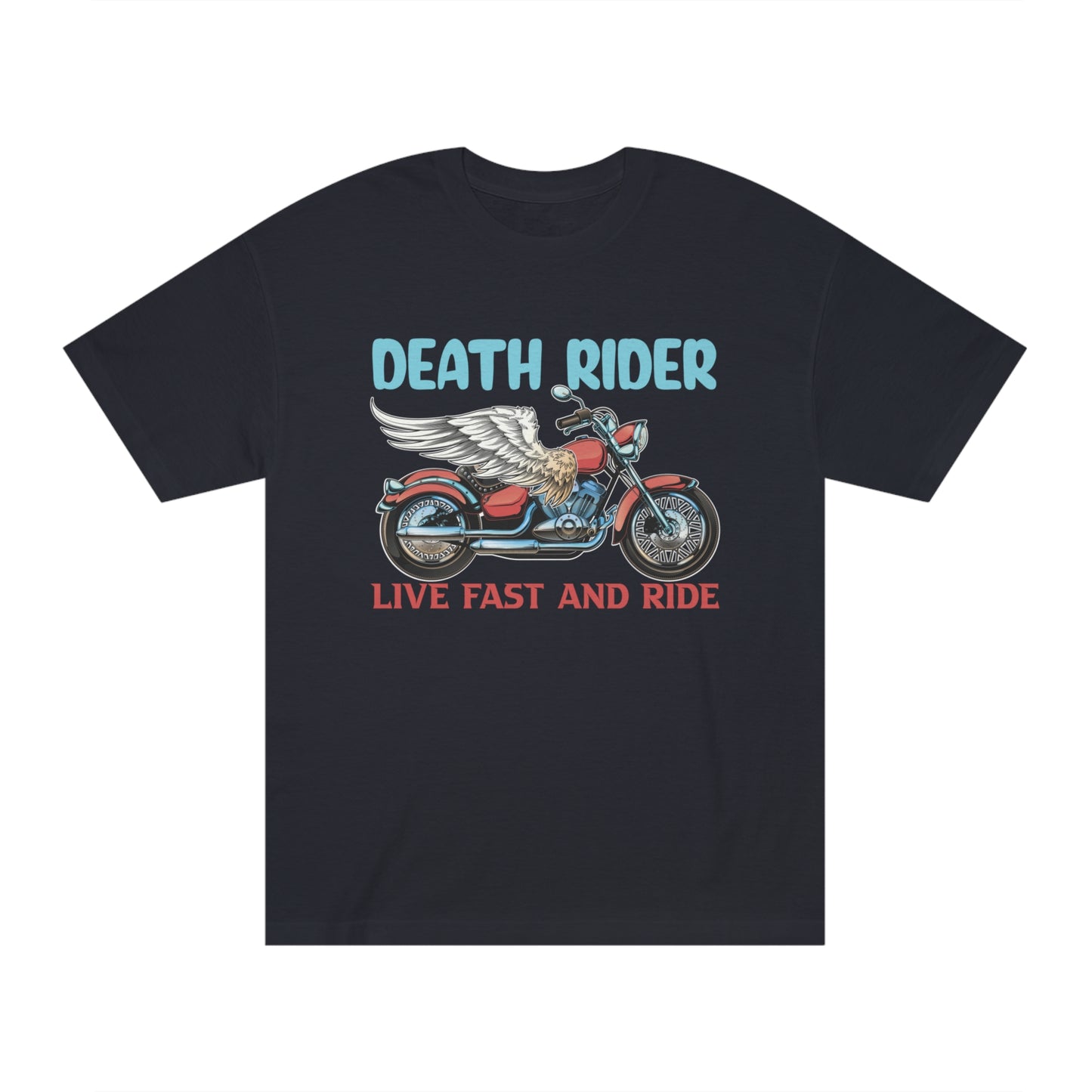Death rider live fast and ride Unisex Classic Tee