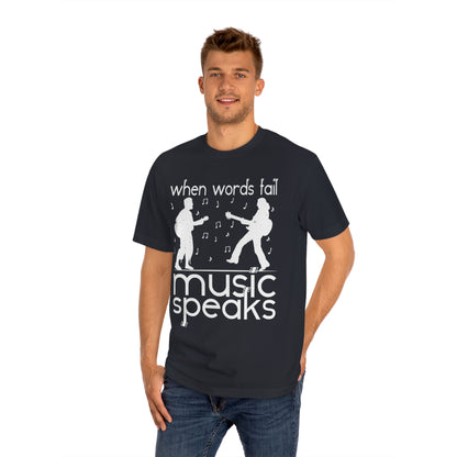 When word fail music speaks Unisex Classic Tee - Shop 4 Me