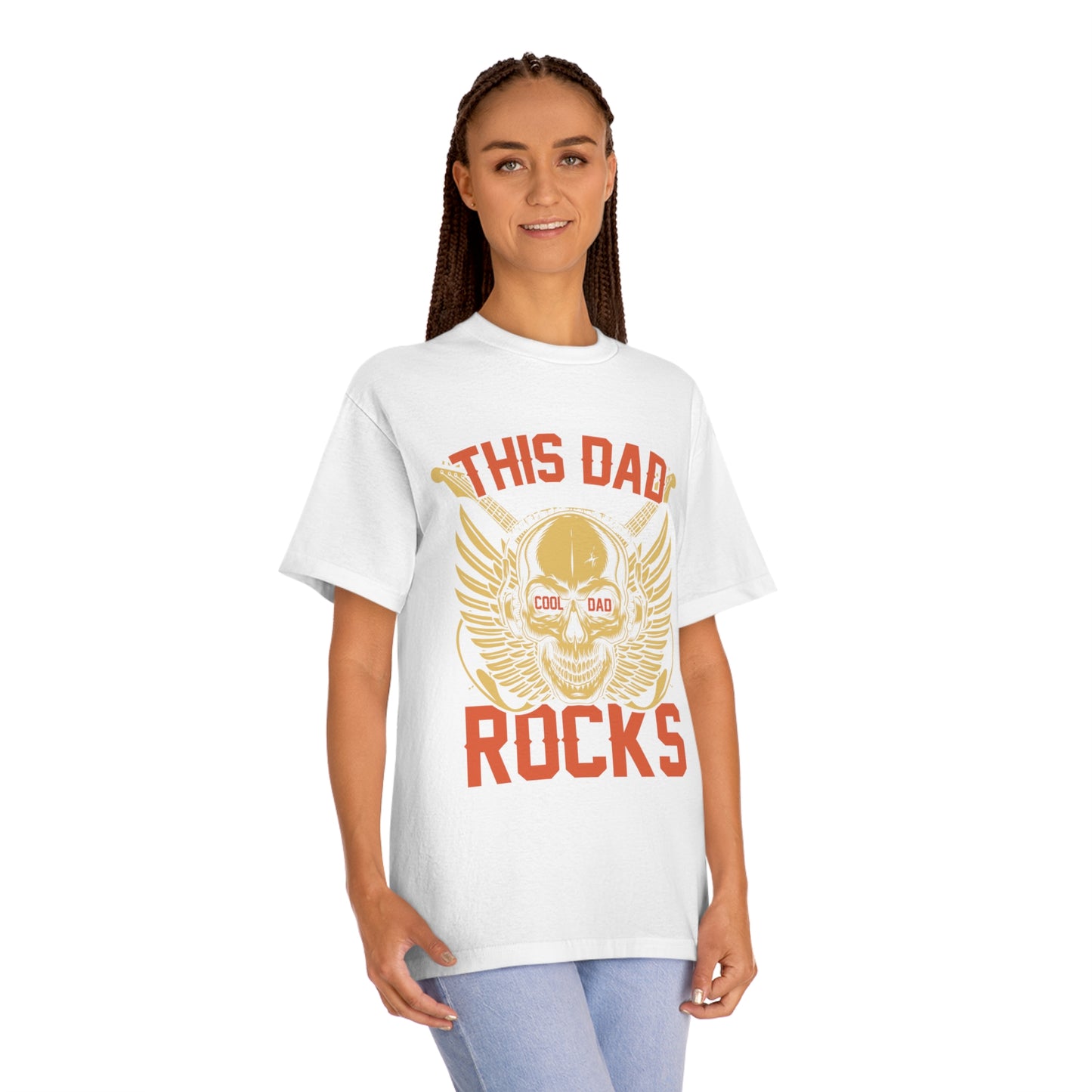 This dad cool dad rocks Unisex Classic Tee - Shop 4 Me