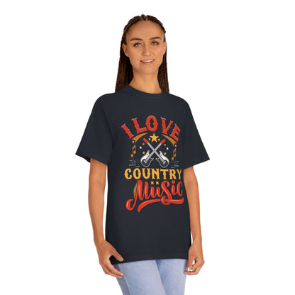 I love country music Unisex Classic Tee - Shop 4 Me