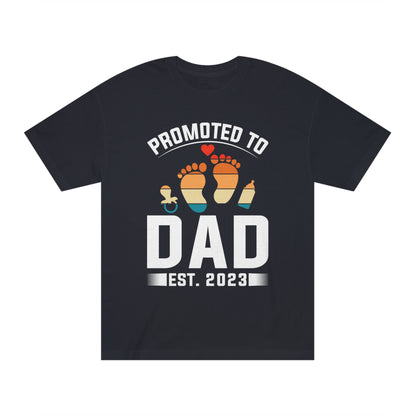 Promoted to dad Unisex Classic Tee - Shop 4 Me