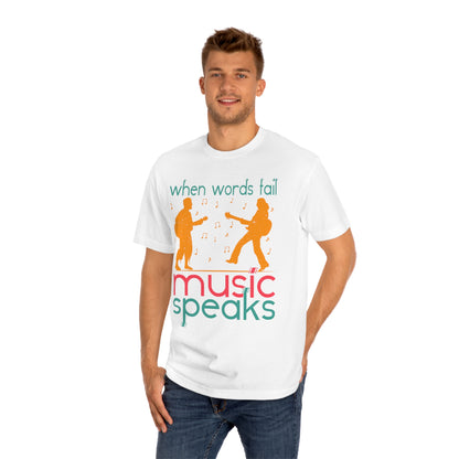 When word fail music speaks Unisex Classic Tee - Shop 4 Me