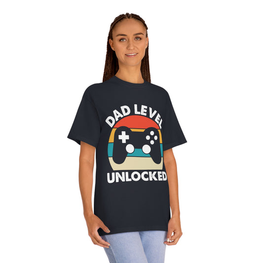 Dad level unlocked Unisex Classic Tee - Shop 4 Me