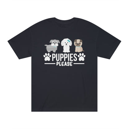 Puppies please Unisex Classic Tee