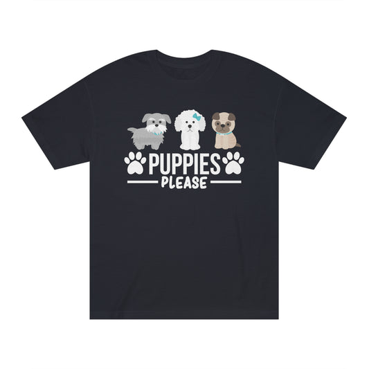 Puppies please Unisex Classic Tee