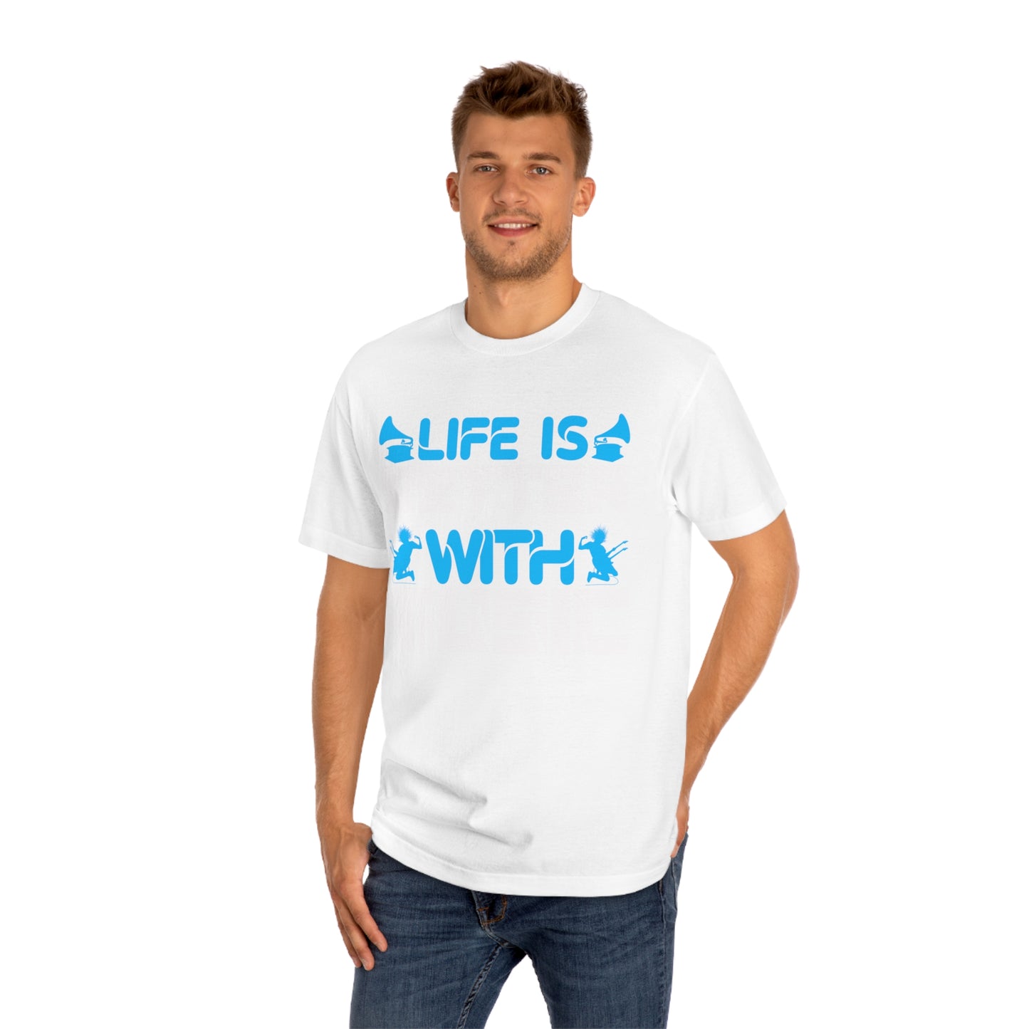 Life is better with music Unisex Classic Tee