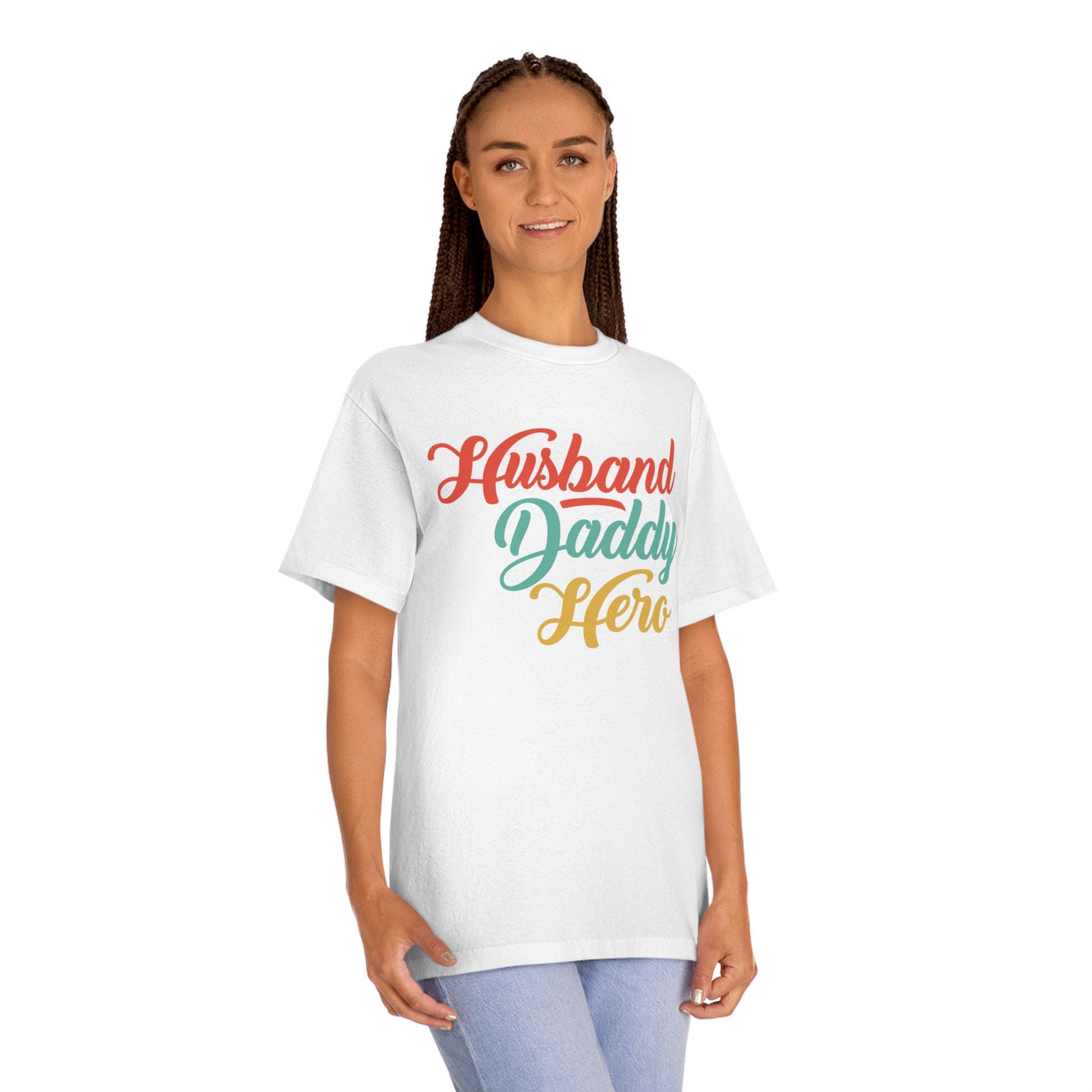 Husband daddy hero Unisex Classic Tee - Shop 4 Me