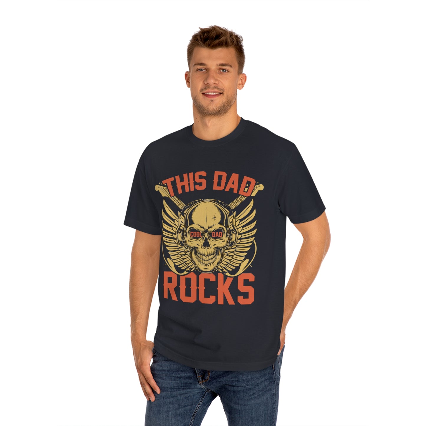 This dad cool dad rocks Unisex Classic Tee - Shop 4 Me